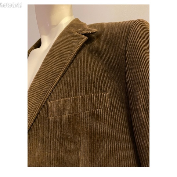 Macy’s Ralph Lauren Corduroy 44L brown with Elbow Patches - Picture 6 of 16